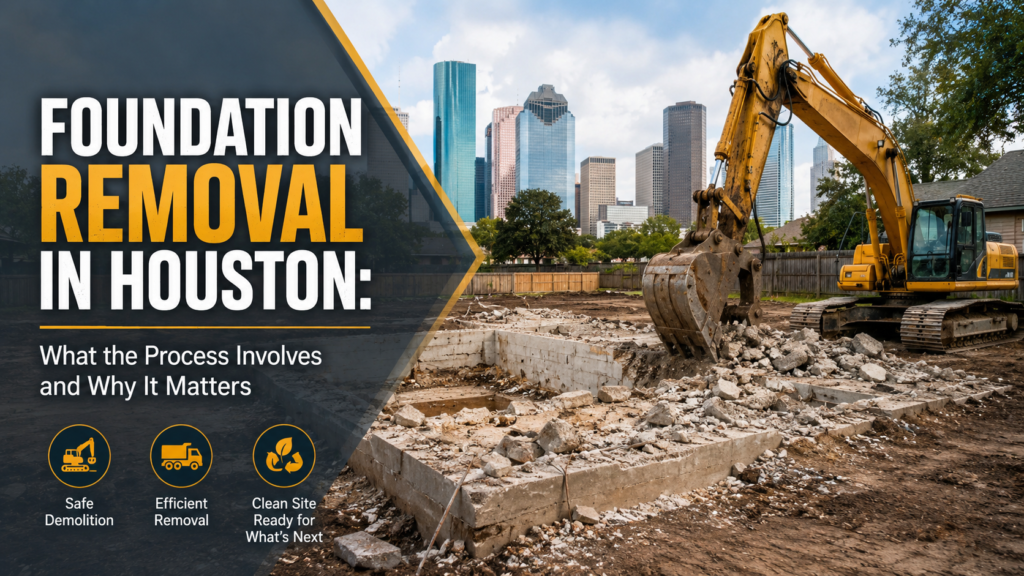 Foundation Removal in Houston: What the Process Involves and Why It Matters
